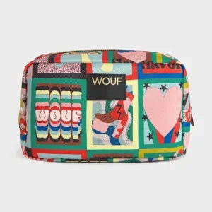 WOUF kosmetyczka podróżna Discobabe 20 x 9,5 x 13 cmkolor multicolor TT260005 Łatwy zwrot