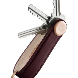 Orbitkey etui na klucze skórzane Leather 8,6 x 2,2 cmkolor bordowy KLT2.WIN.101 Cena promocyjna