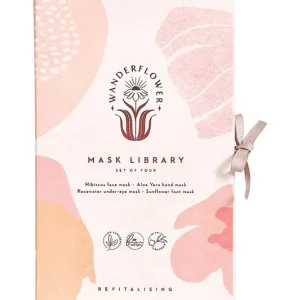 Wanderflower zestaw maseczek Sheet Mask Set 4-pack Hit sprzedaży