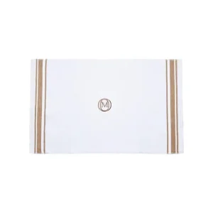 Darmowa dostawa Officine Monogram dywanik łazienkowy Monogram Linea 60 x 100 cmkolor beżowy