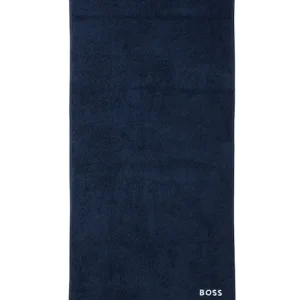 BOSS mały ręcznik bawełniany EDGE Galaxy 50 x 100 cmkolor granatowy 1063658 Hit sprzedaży