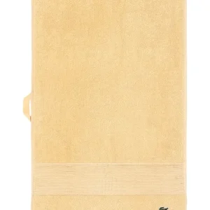 Obniżka ceny Lacoste mały ręcznik bawełniany L LECROCO Sesame 40 x 60 cmkolor żółty