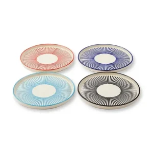 Pols Potten zestaw talerzy deserowych Handpainted 20 cm 4-packkolor multicolor Hit cenowy