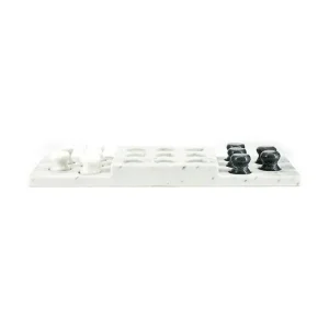 Oferta limitowana By-Boo gra planszowa z marmuru 25 x 25 x 5 cm230168