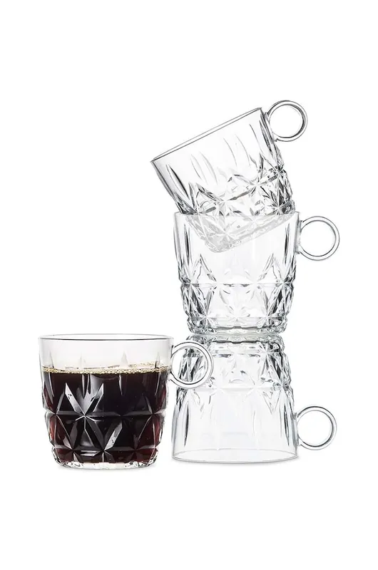 Sagaform zestaw kubków Picknick Juni 200 ml 4-packkolor transparentny Oferta czasowa
