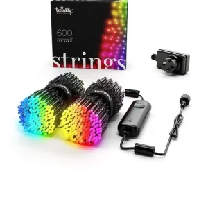 Twinkly inteligentne lampki choinkowe Strings 600 LED RGB 48mb Wyprzedaż