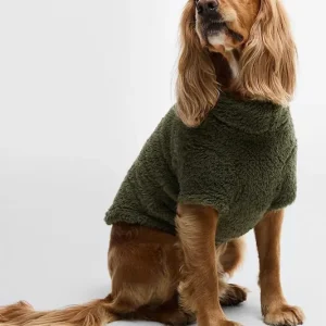 Barbour sweter dla psa Brindle Fleece Dog Jumperkolor zielony Okazja
