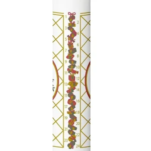 Wyjątkowa oferta Holmegaard świeca adwentowa Christmas Advent 5 cmkolor biały