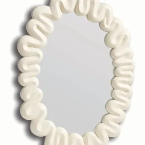 Nowy &k amsterdam lustro ścienne Mirror Dribble White