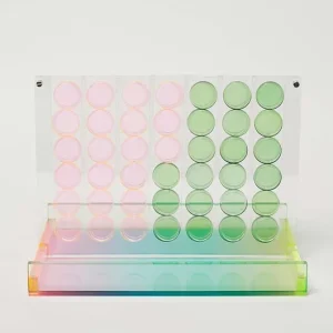Bezpieczne zakupy SunnyLife gra Lucite 4 in a Row, Ombre Sherbert