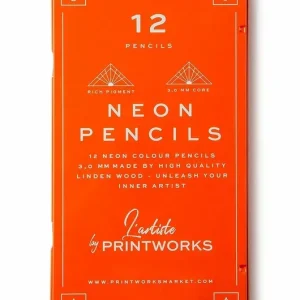 Hit cenowy Printworks komplet kredek w etui Neon 12-pack