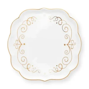 Pip Studio zestaw spodków Royal Winter White 6-pack Darmowa dostawa