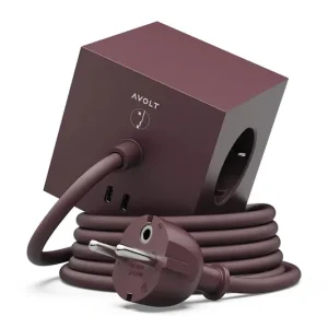 Avolt kostka ładująca magnetyczna Bauhaus-Archiv USB-C (30W) / 1.8mkolor bordowy SQ1-EUFC20-18RR Niska cena