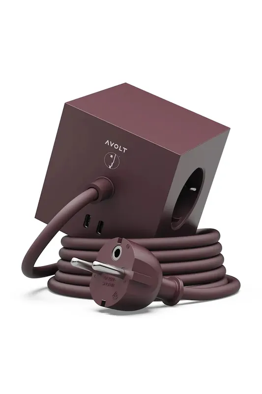 Avolt kostka ładująca magnetyczna Bauhaus-Archiv USB-C (30W) / 1.8mkolor bordowy SQ1-EUFC20-18RR Niska cena