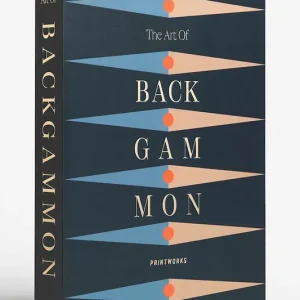 Premium Printworks gra planszowa Art of Backgammon 30,5 x 22 cmkolor czerwony PW00757