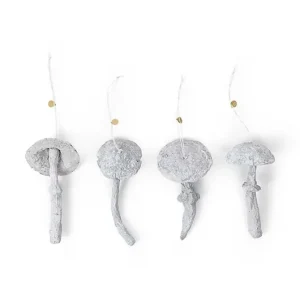 Ferm Living zestaw ozdób świątecznych Mushroom Ornaments 4-pack Ograniczona ilość