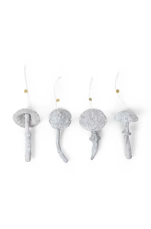 Ferm Living zestaw ozdób świątecznych Mushroom Ornaments 4-pack Ograniczona ilość