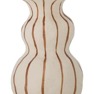 Bloomingville świecznik dekoracyjny Byron 10,5 x 16 cmkolor beżowy 82072790 Rabat