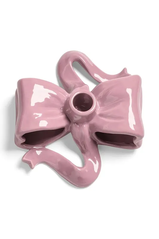 Premium &k amsterdam świecznik dekoracyjny ribbon pinkkolor różowy