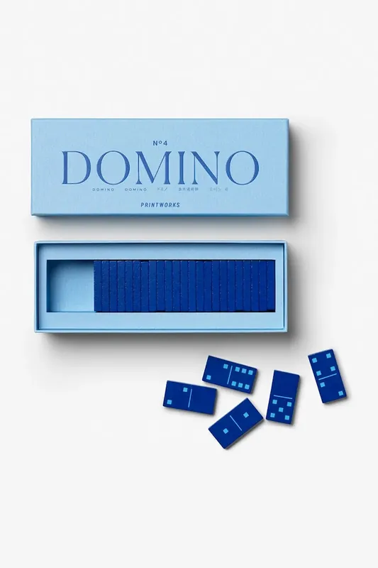 Tani Printworks domino Classic 23,5 x 9 x 4,5 cmkolor niebieski PW00686