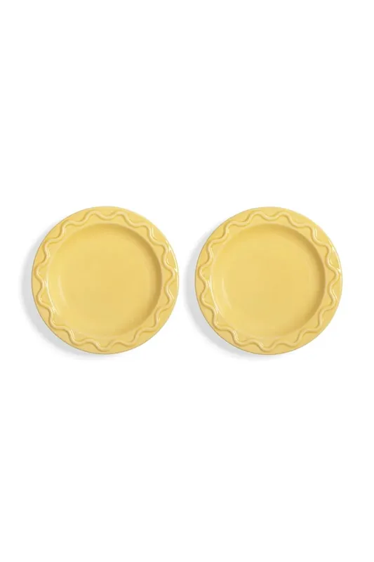 Obniżka ceny &k amsterdam zestaw talerzy deserowych mochi 17,5 cm 2-packkolor żółty