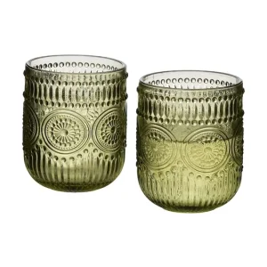 home & lifestyle zestaw szklanek Elise 260 ml 4-packkolor zielony Łatwy zwrot