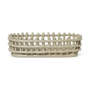 Premium Ferm Living kosz dekoracyjny Ceramic Basketkolor beżowy