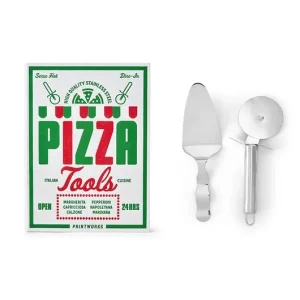 Dostępne od ręki Printworks nóż i łopatka do serwowania pizzy The Essentials