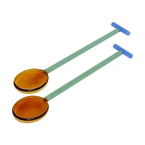 Nowy Hübsch łyżki sałatkowe 2-pack