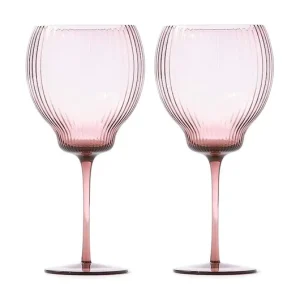 Pols Potten zestaw kieliszków do wina Pum Wineglasses 700 mlkolor różowy 0 Bezpieczne zakupy