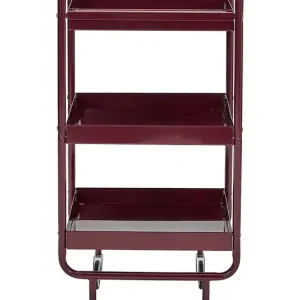 Oferta czasowa House Doctor mebel z kółkami HDRoll 42 x 85 x 38 cmkolor bordowy