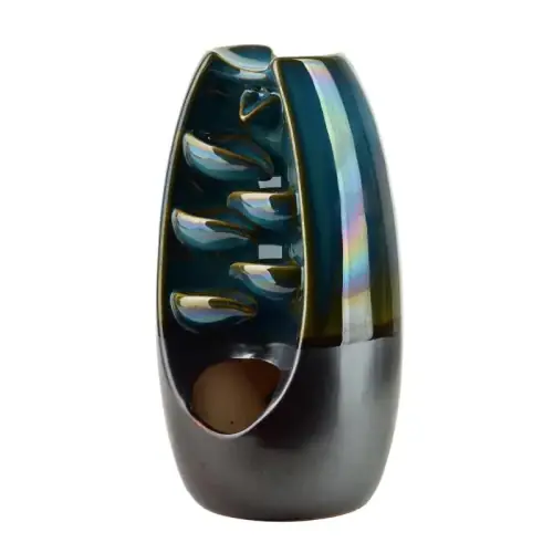 Kominek zapachowy dekoracyjny ceramiczny elegancki turkusowy 14cm Zamów teraz