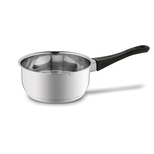 Rondel nierdzewny prosty na indukcję gaz srebrny 800ml Zniżka