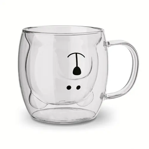 Promocja Szklanka termiczna do kawy i herbaty Miś 250 ml