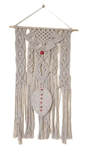 Makrama Bawełniana szara w stylu Rustic Hit sprzedaży