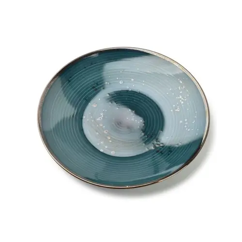 Talerz deserowy Scandic Green ceramiczny 22 cm Okazja