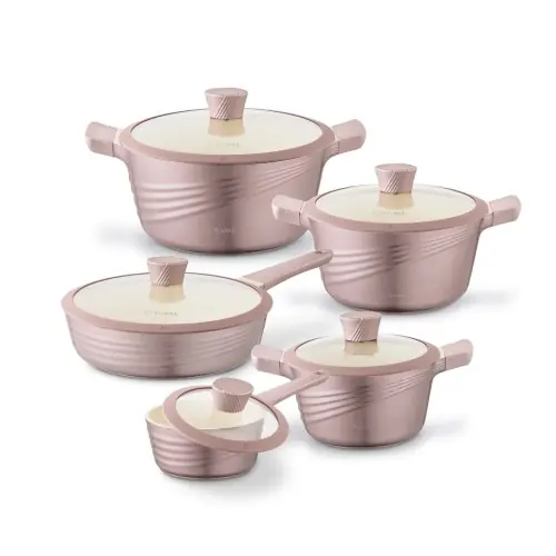 Łatwy zwrot Zestaw garnków ceramicznych na indukcję Starke Pro