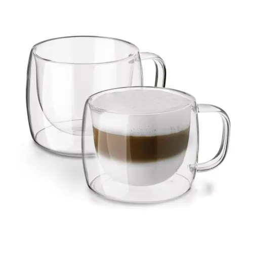 Szklanki termiczne 350 ml podwójne szkło Szybka dostawa