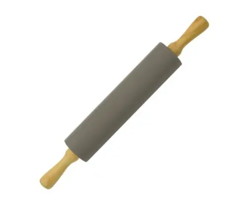 Wałek do ciasta silikonowy 47 cm szary Premium