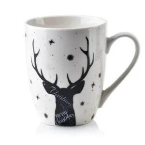 Szybka dostawa Kubek porcelanowy na święta Santa Lila 350 ml
