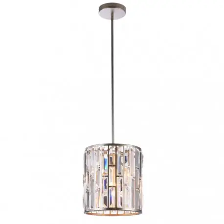 Dodaj do koszyka Lampa pojedyncza wisząca z kryształkami glamour