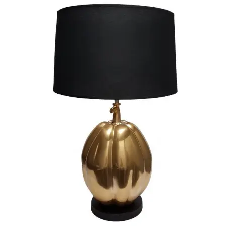 Piękna i oryginalna złota lampa stołowa h46 Taniej