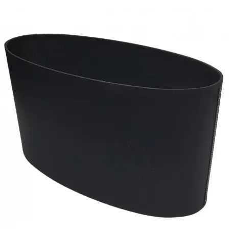 Elegancki czarny owalny abażur do lampy stojacej 35x20x15.5 Dostępne od ręki