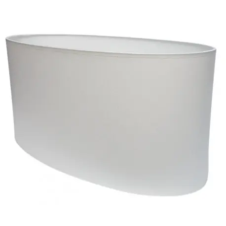 Elegancki biały abażur owalny do lampy stołowej 45X22 Tylko dziś