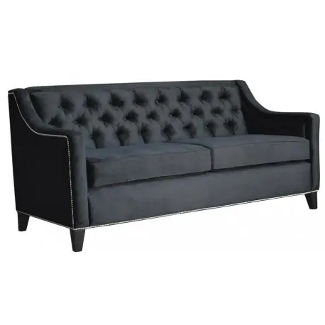 Elegancka sofa chesterfield hampton do salonu -wybór tkaniny Hit cenowy