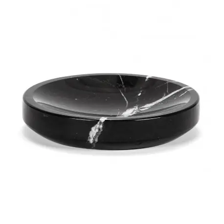 Bestseller *Lorenzo-Elegancka czarna marmurowa mydelniczka