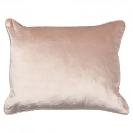 Blush Pink- Welurowa poduszka dekoracyjna Glamour różowa Ostatnie sztuki