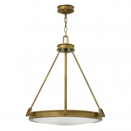Culer- Złota lampa wisząca, szklana, mosiądz Ograniczona ilość