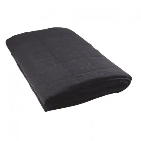 Hit sprzedaży Loky double black- Czarna, elegancka narzuta na łóżko 260x260