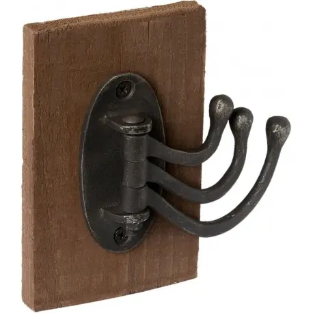Bezpieczna płatność Rustic Rack - Wieszak rustykalny na ścianę do przedpokoju 8 x 12 x 13 cm